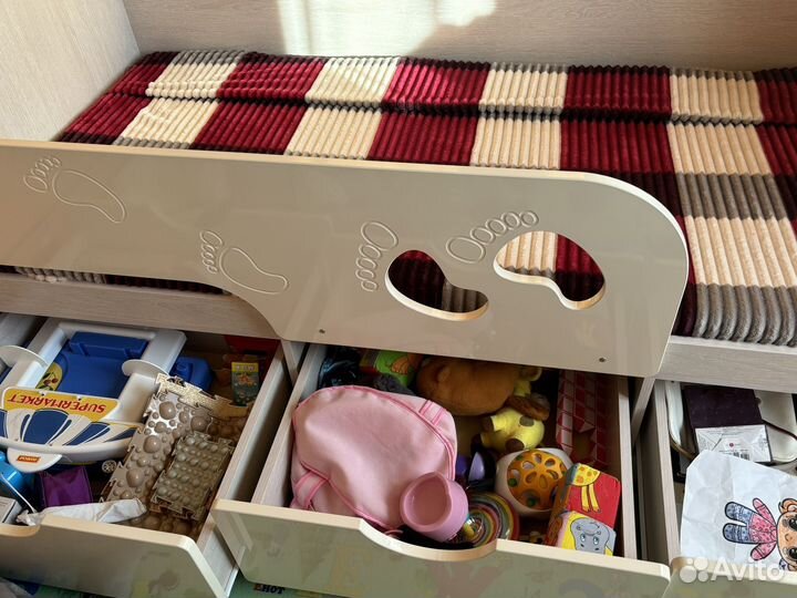 Детская кровать с матрасом 80 180