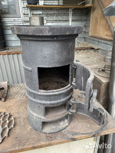 Печь буржуйка чугунная СССР