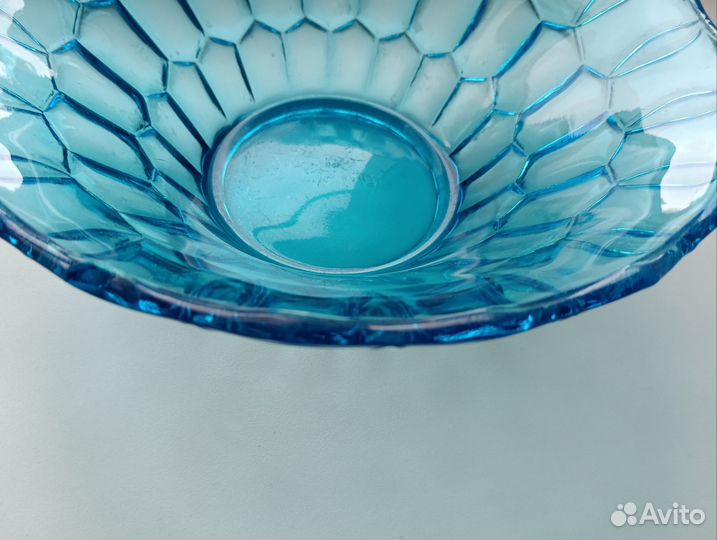 Ваза для фруктов стекло СССР