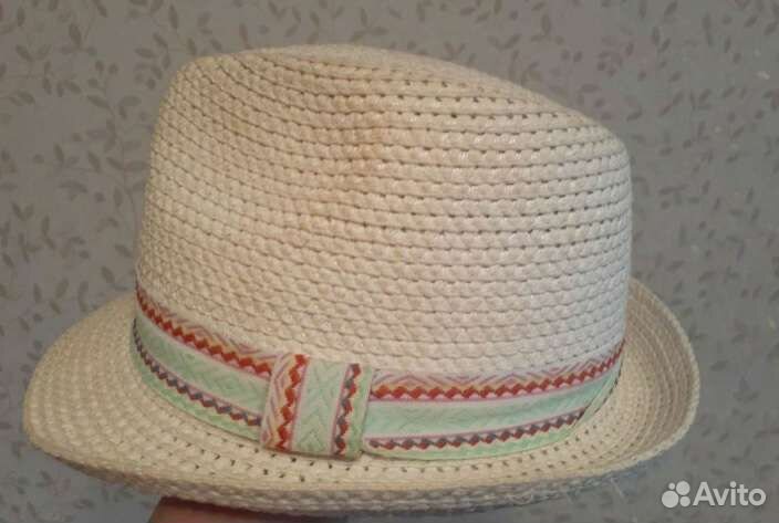 Соломенная шляпа детская