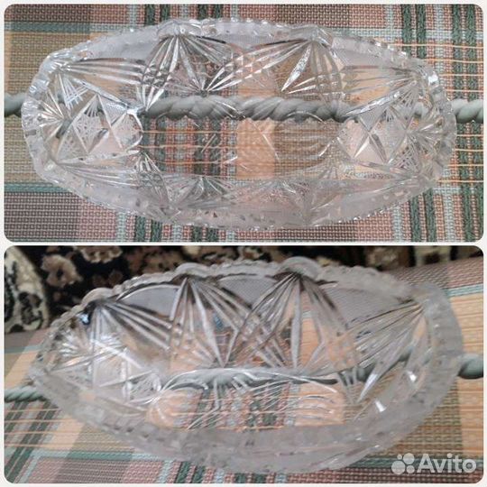 Посуда хрусталь. Ладья
