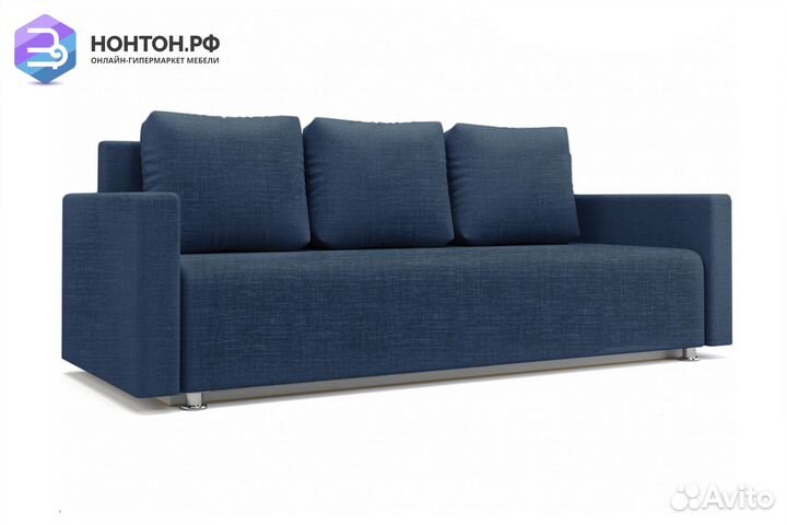 Диван еврокнижка Олимп синий