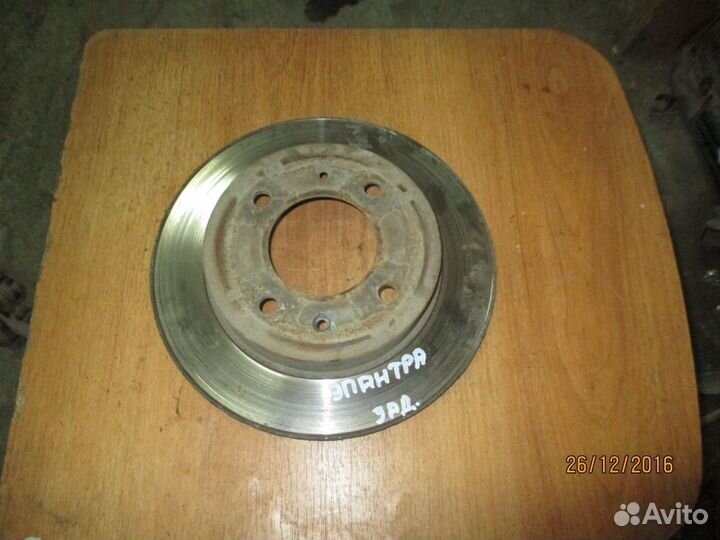 Диск тормозной задний Elantra Элантра Тагаз
