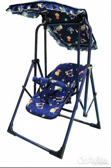 Качели детские подвесные со спинкой