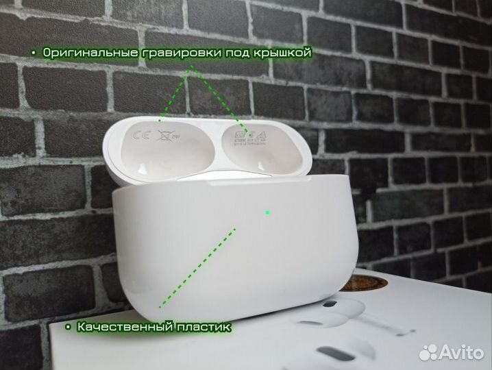 Airpods Pro 2 Type-C 2024(гарантия + чехол)