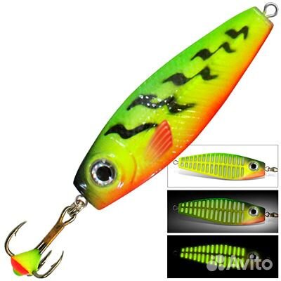 Блесна зимняя Светлячок aqua