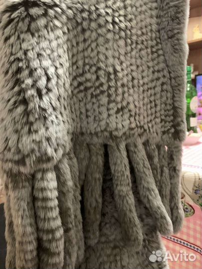 Меховой палантин