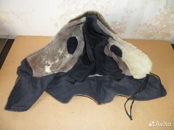 Шлем зимний со звукопроводящими вставками на меху