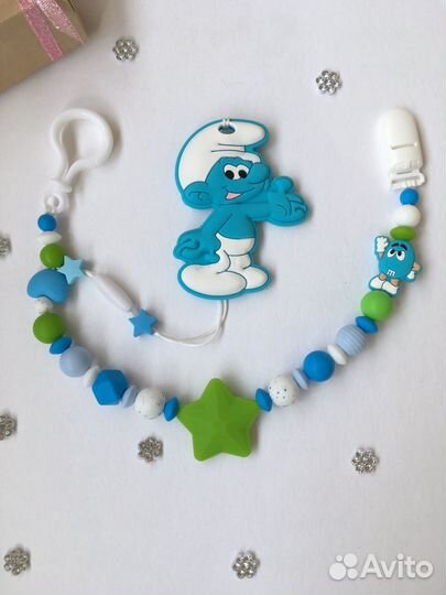 Силиконовые держатели для пустышек, грызунки