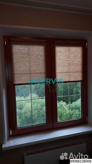 Шторы плиссе на проем