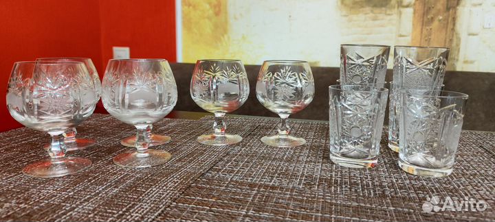 Немецкий хрусталь вазы, салатники, конфетницы