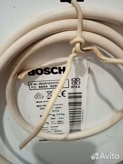 Стиральная машина bosch на запчасти