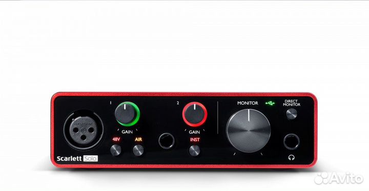 Звуковая карта Focusrite Scarlett Solo 3rd Gen