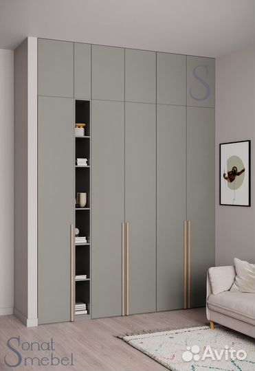 Шкаф распашной двухдверный №33 (дуб). 1100х2400