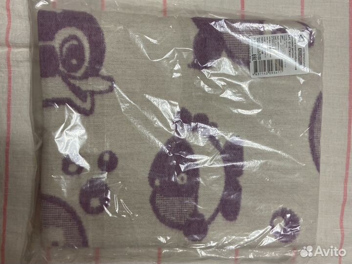 Одеяло байковое детское новое