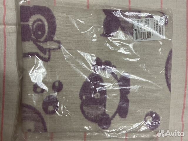 Одеяло байковое детское новое