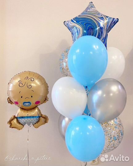 Шары на выписку, шарики в роддом