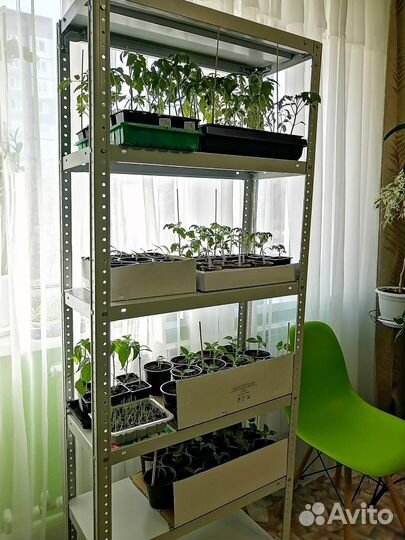 Стеллажи металлические 100 кг на полку, новые