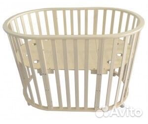 Детская овальная кроватка