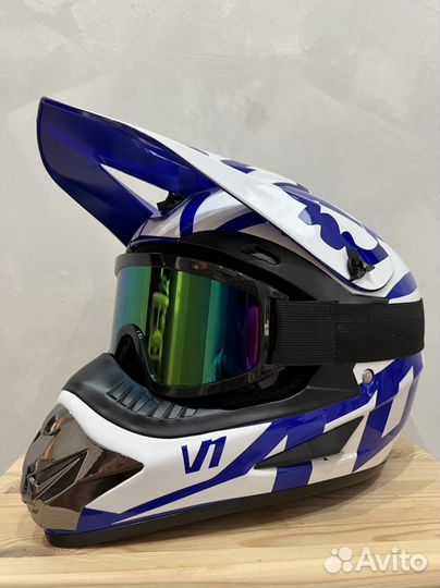 Мотошлем кроссовый