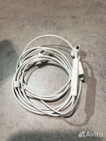 Наушники apple earpods lightning оригинал