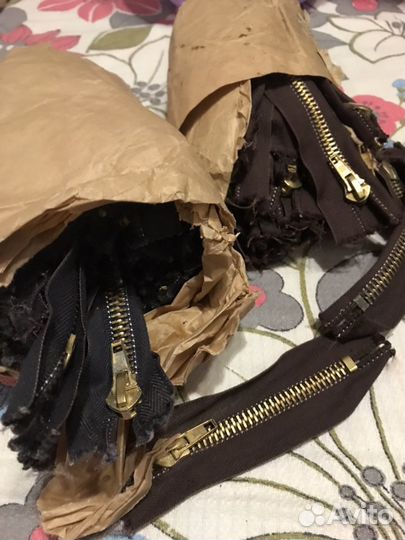 Застежка молния металлическая