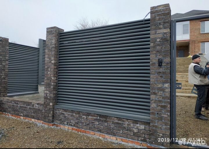 Забор жалюзи