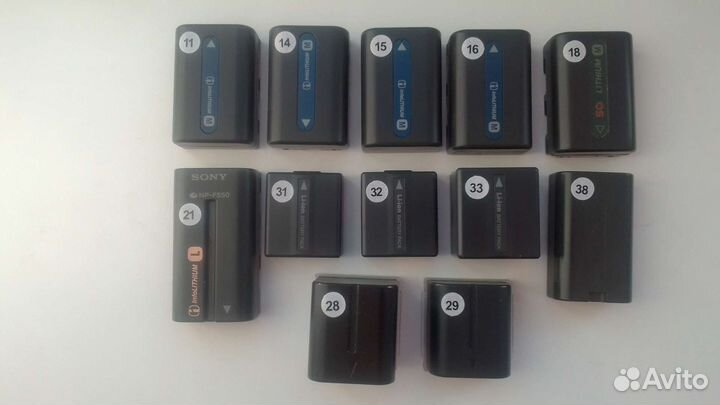 Аккумуляторы для видеокамер Sony, Panasonic,JVC