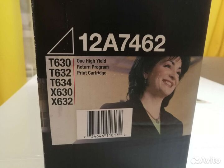 Картридж для принтера lexmark T630 12A7462