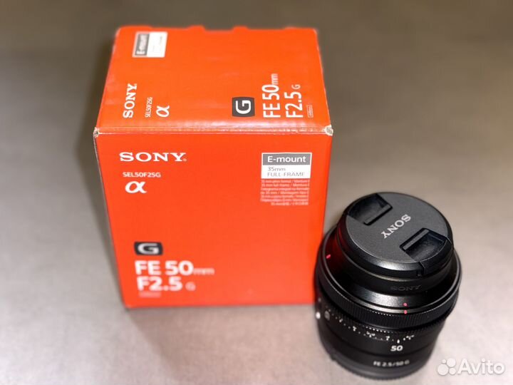 Объектив Sony FE 50 F2.5G SEL50F25G