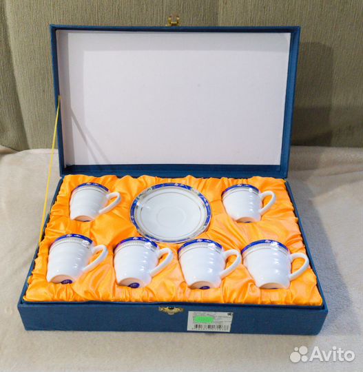 Сервиз кофейный новый на 6 персон