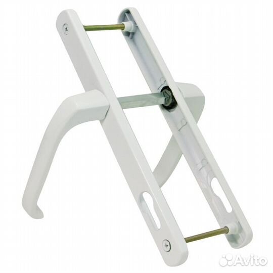 Ручка дверная на планке для металлопластиковых две