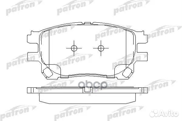 Колодки тормозные дисковые передн toyota: previ