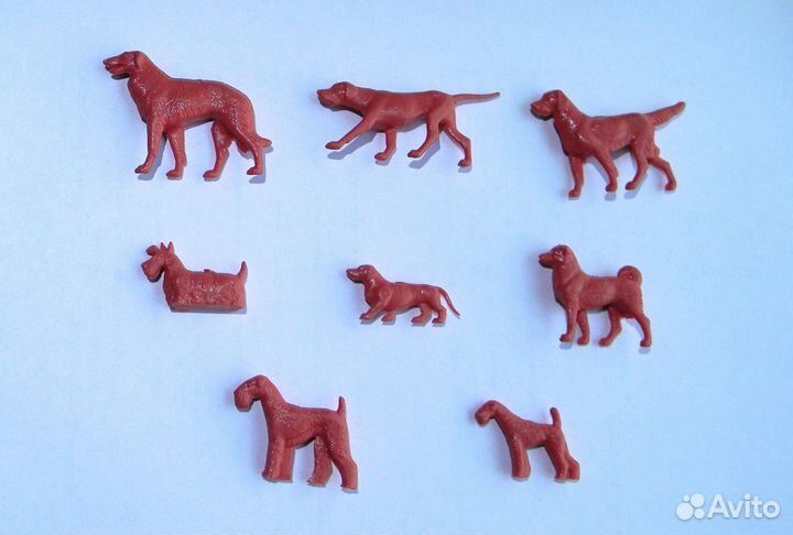 Миниатюрные фигурки животных СССР