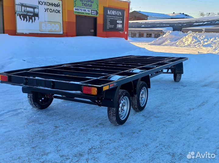 Трехосный прицеп