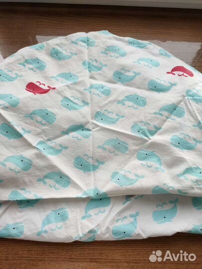 Матрас детский круглый новый +наматрасник+2 просты