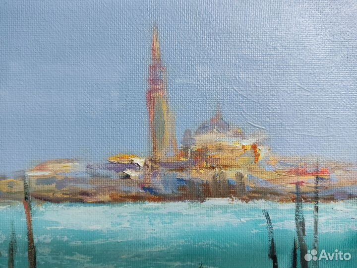 Венеция, картина маслом на холсте