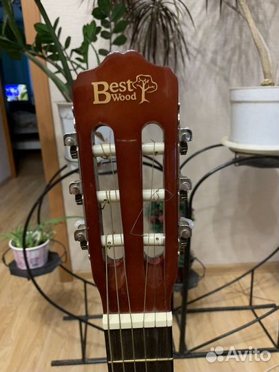 Гитара BestWood +подставка для нот + для ноги