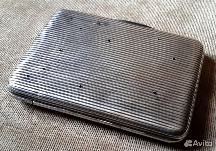 Портсигар 84 проба (до 1917 г).Клеймо. торг. обмен