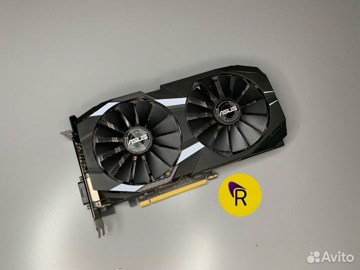 Видеокарта RX 580 8GB asus dual
