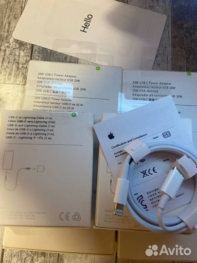 Зарядка на iPhone новые /шнур, комлект