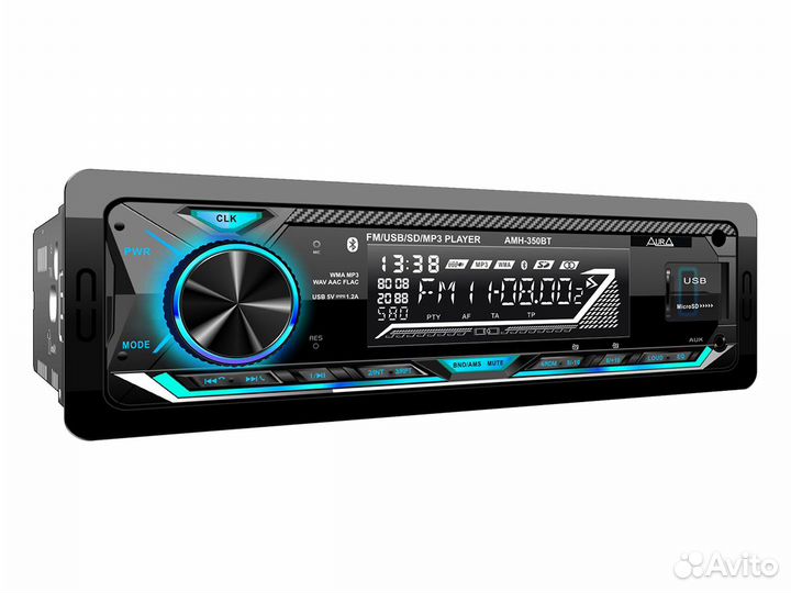 Автомагнитола 1 Din/дин Aura AMH-350BT