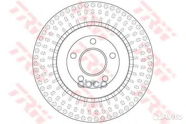 Диск тормозной задний audi A4 (B8, B9), A5, A6