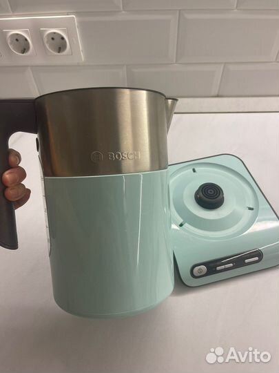 Электрический чайник Bosch Styline, бирюзовый