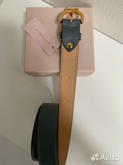 Ремень кожаный новый Coccinelli