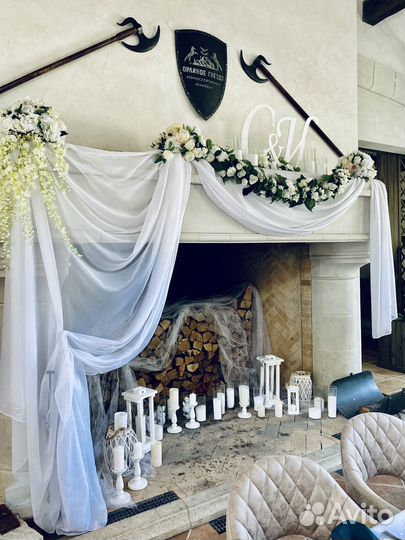 Камерная свадьба оформление декор аренда