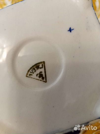 Сахарница СССР Гжель