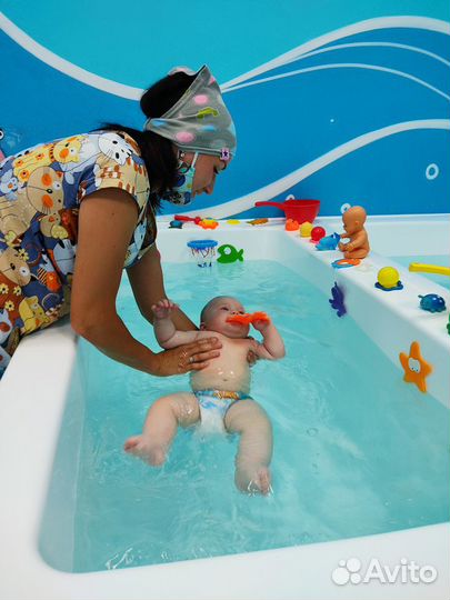 Грудничковое плавание от 1 месяца до 2,5 лет