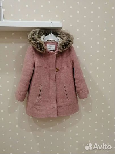Пальто для девочки zara