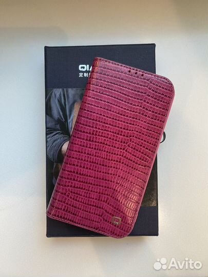 Чехол книжка на iPhone 12/ 12 pro Новый/кожа